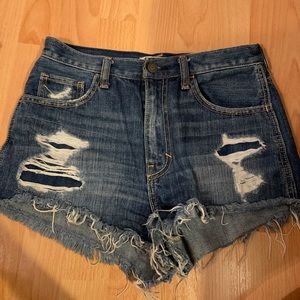 Denim shorts